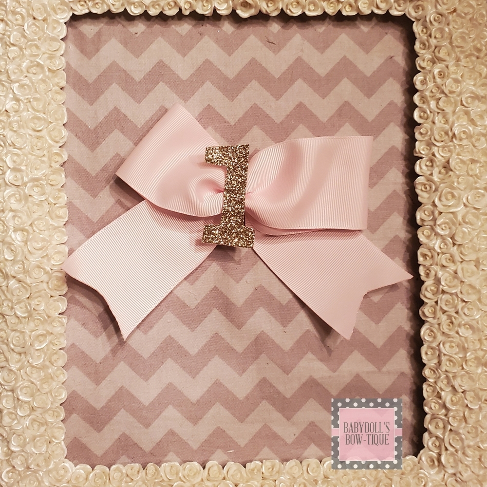 First birthday boutique bow